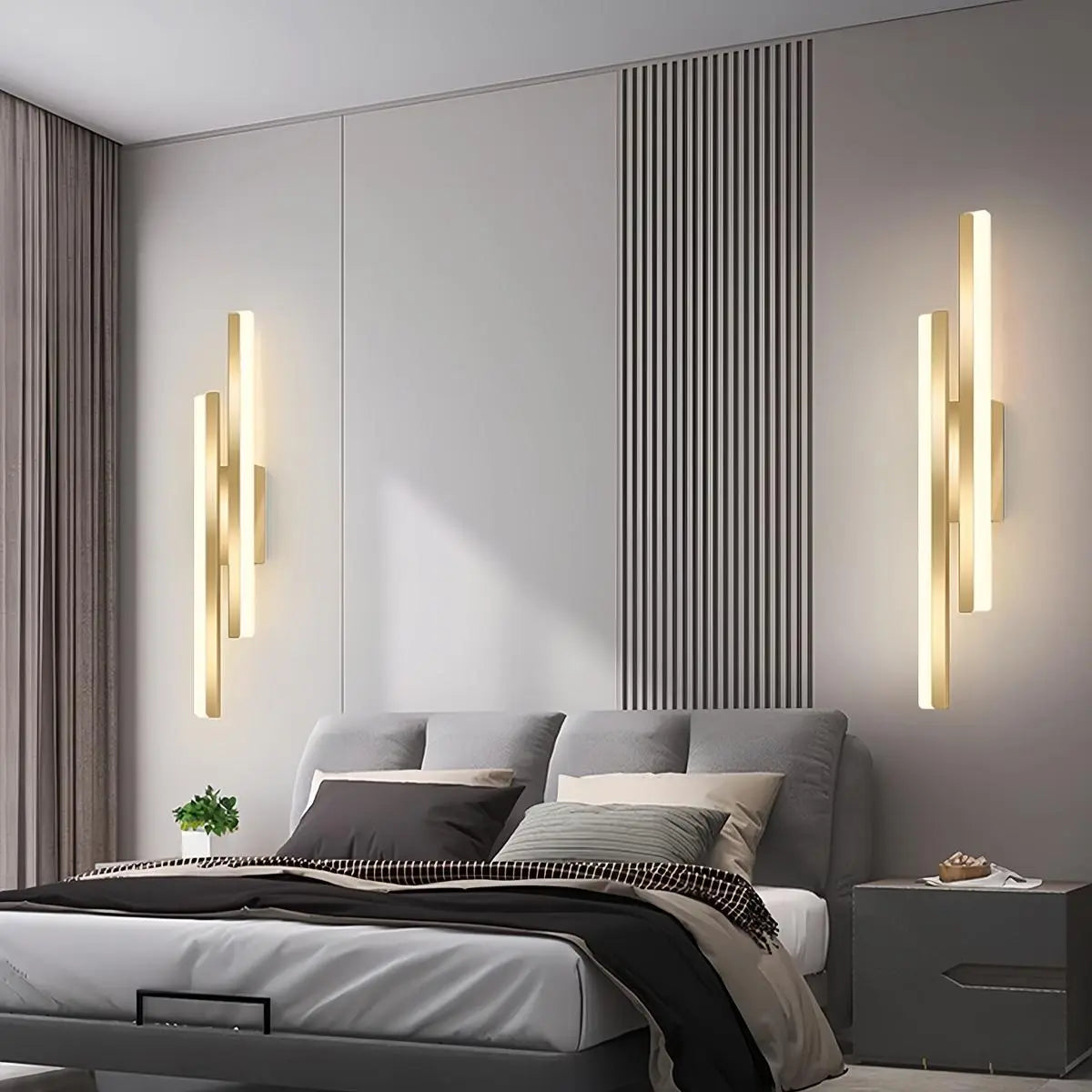Alana Minimalist H-Shaped Wall Lamp