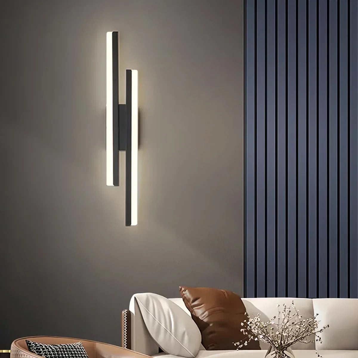 wall lamp in bedroom