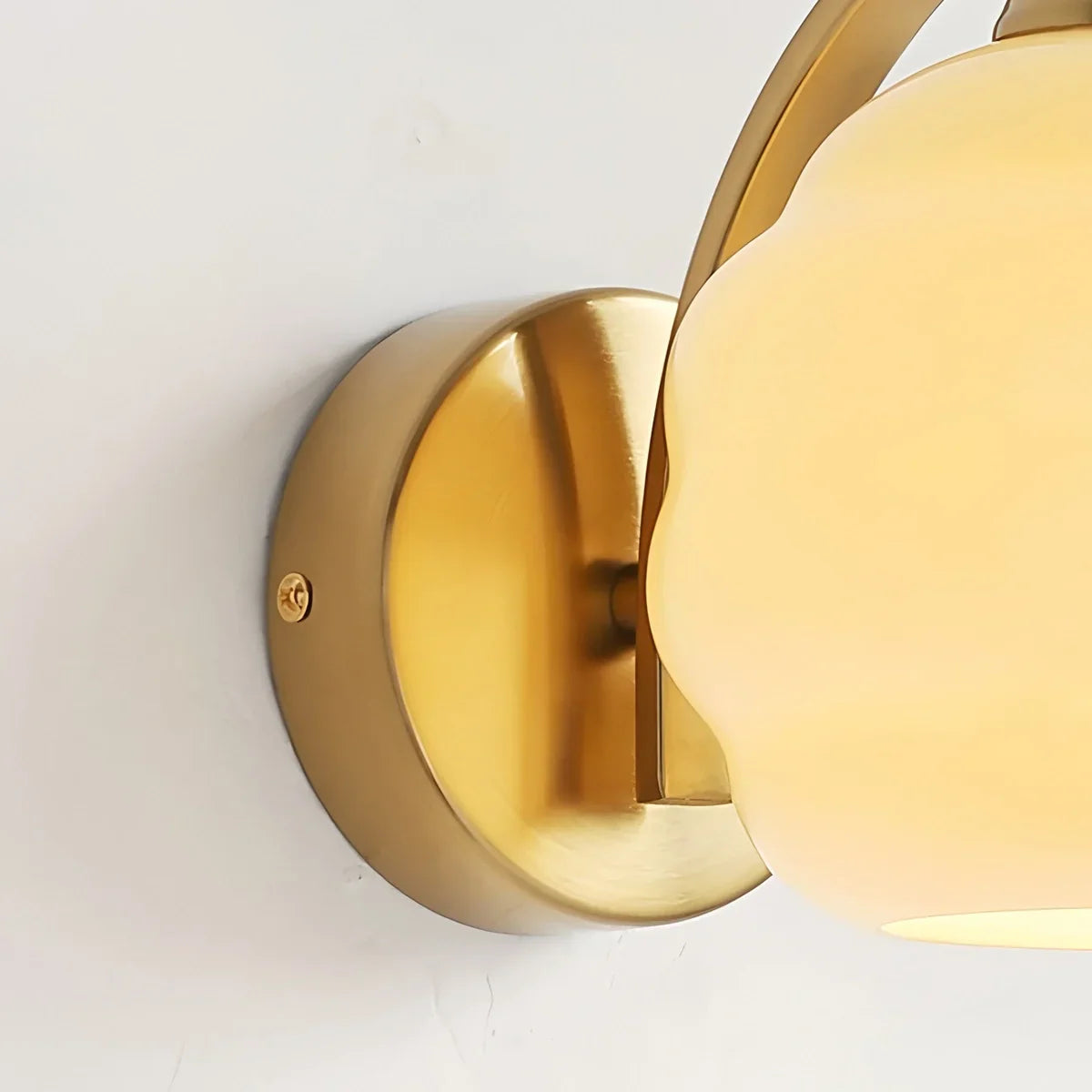 Art Deco Vintage Glass Wall Lamp
