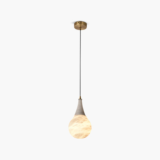 Creative Waterdrop Spanish Alabaster Pendant Light