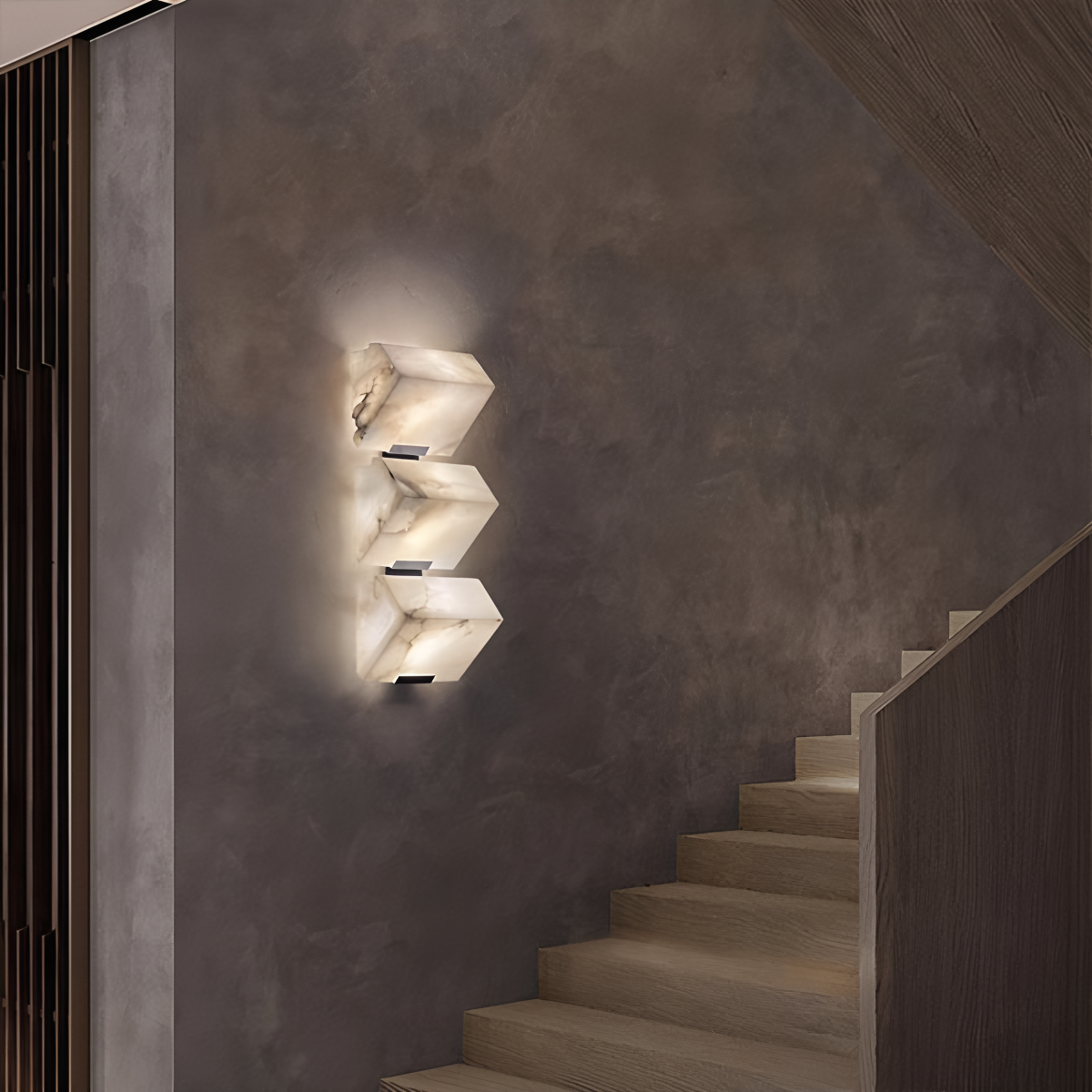 Creative luxury onyx wall lamp