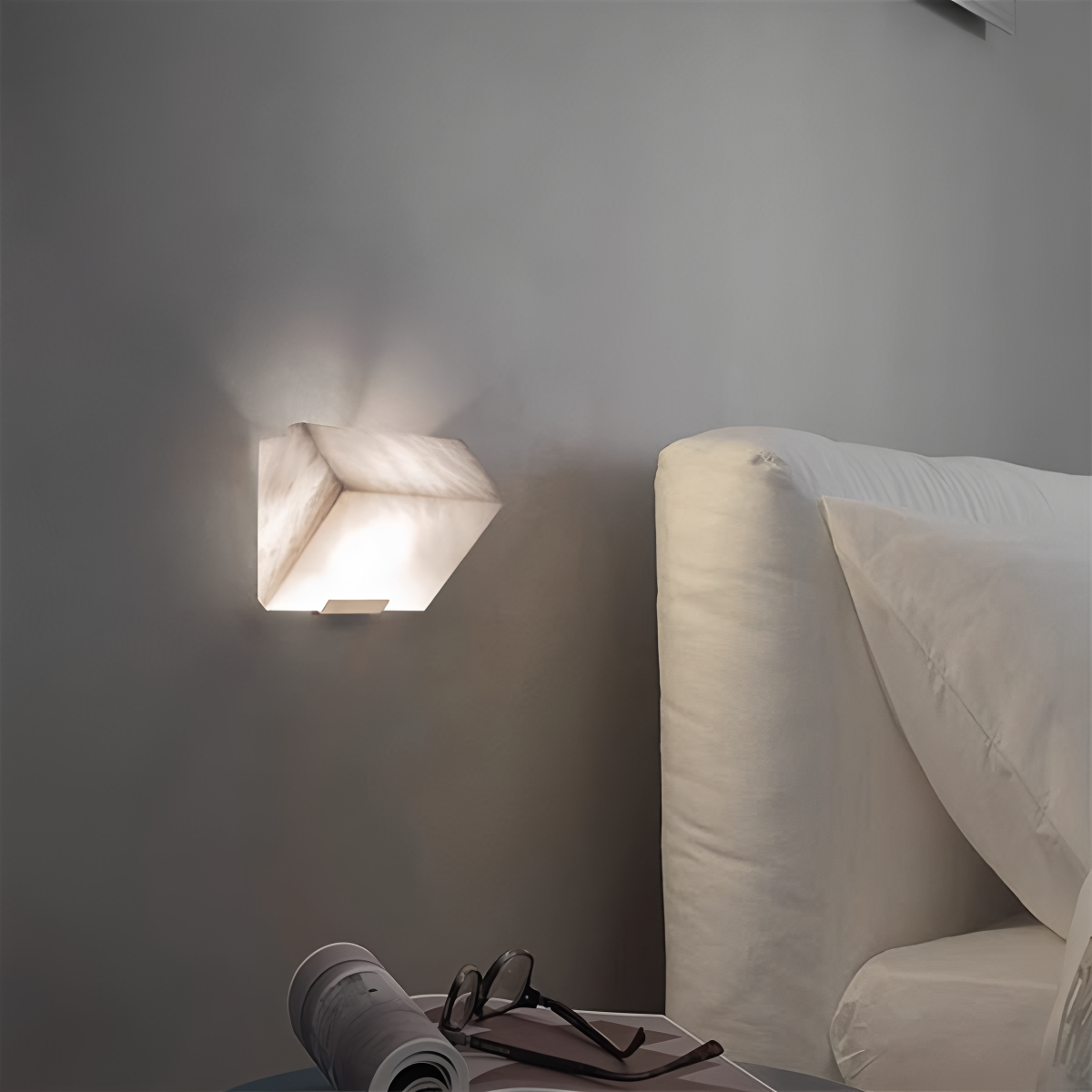 Creative luxury onyx wall lamp