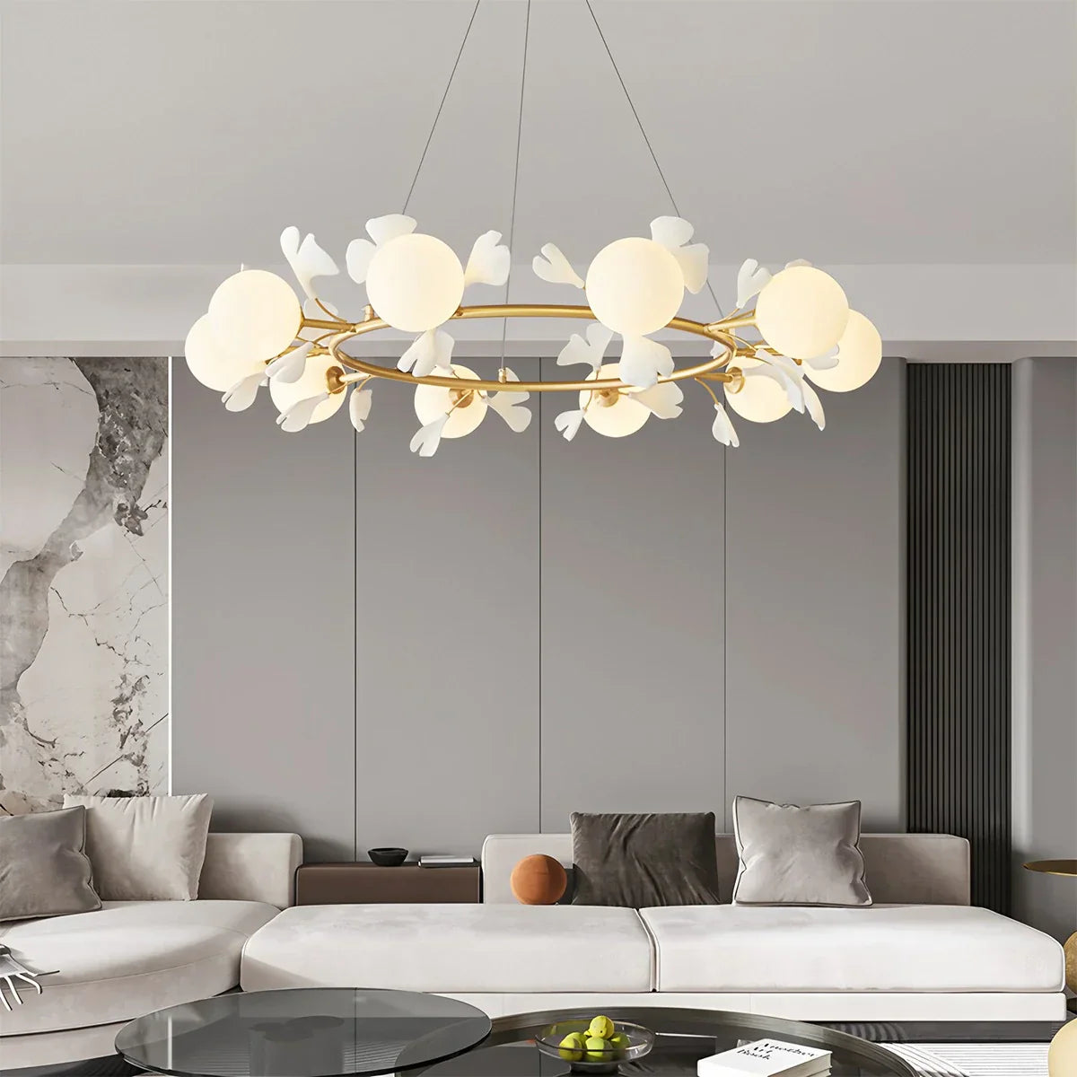 Evander Gingko Chandelier for Dining Area