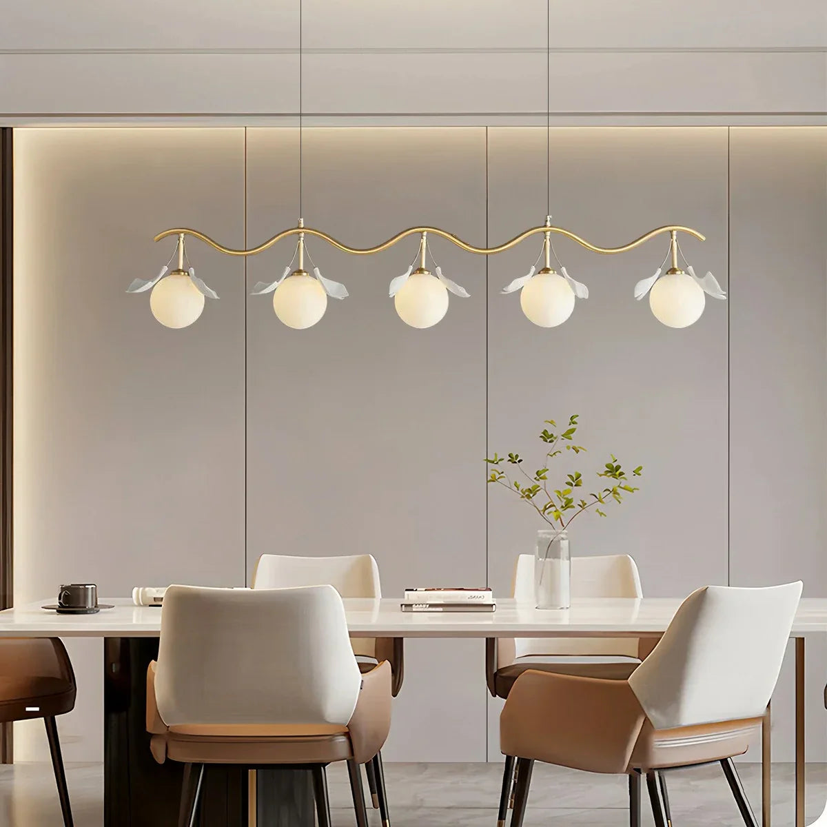 Evander Gingko Chandelier for Dining Area