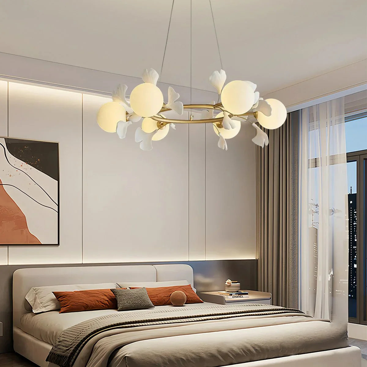 Evander Gingko Chandelier for Dining Area