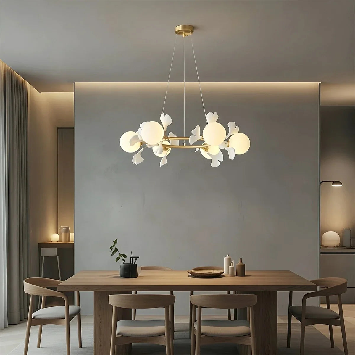 Evander Gingko Chandelier for Dining Area