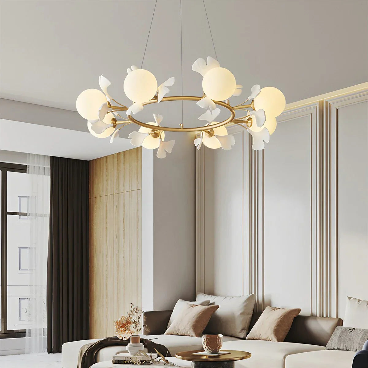Evander Gingko Chandelier for Dining Area