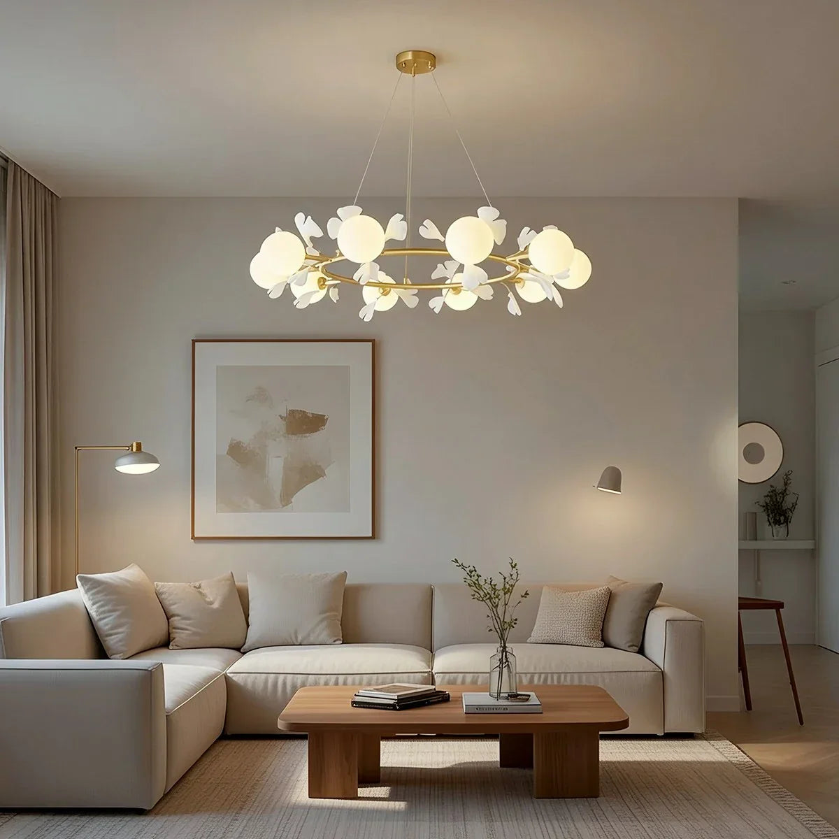 Evander Gingko Chandelier for Dining Area