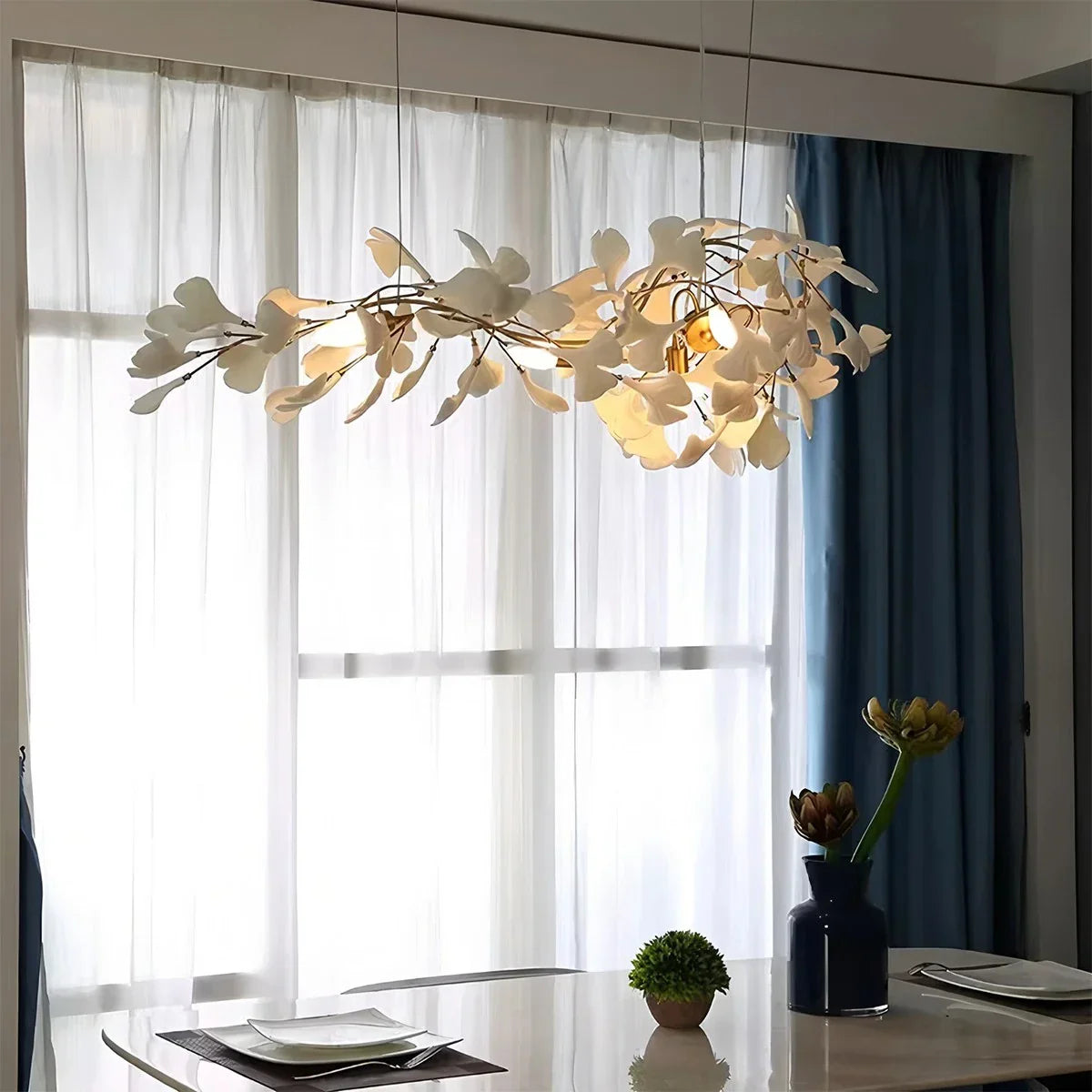 Gingko Chandelier light