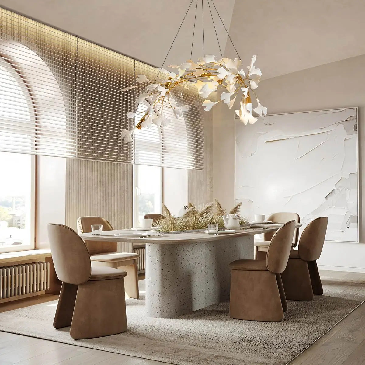 Gingko Chandelier light