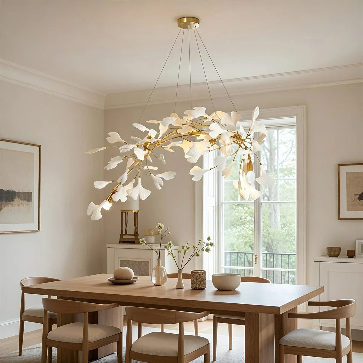 Gingko Chandelier light