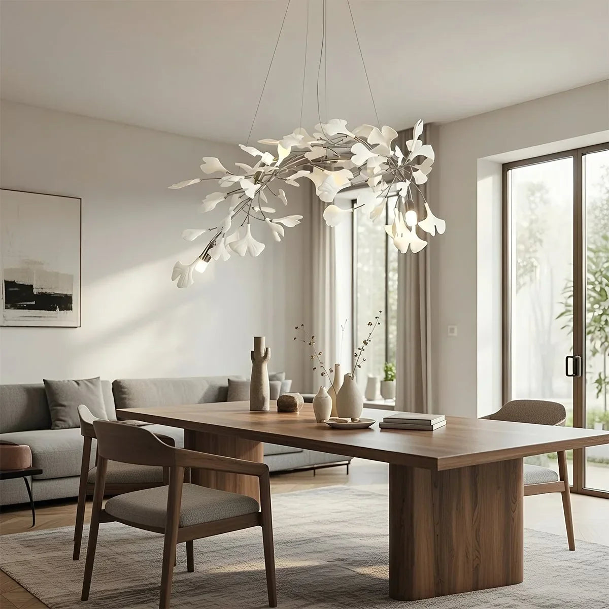 Gingko Chandelier light