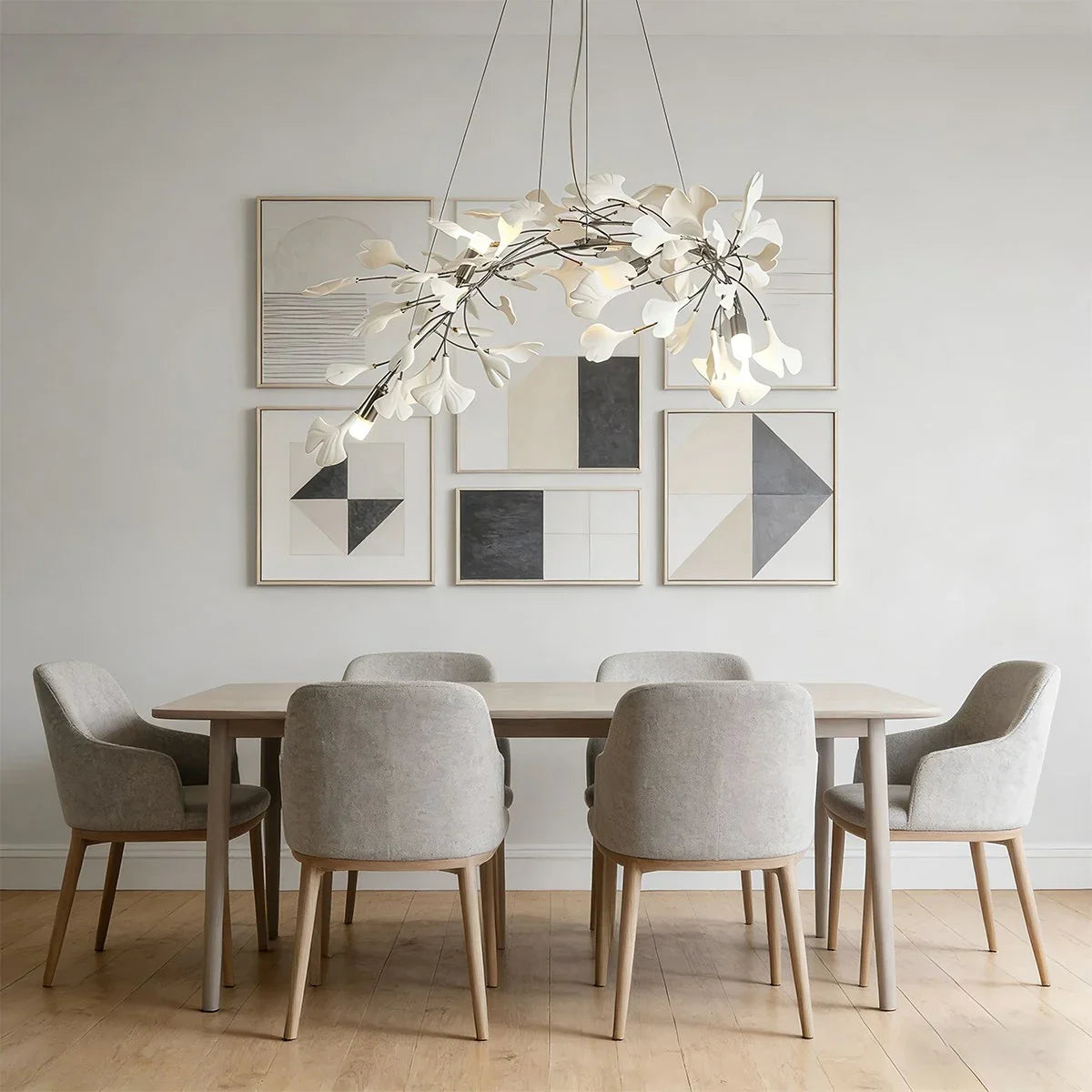 Gingko Chandelier light