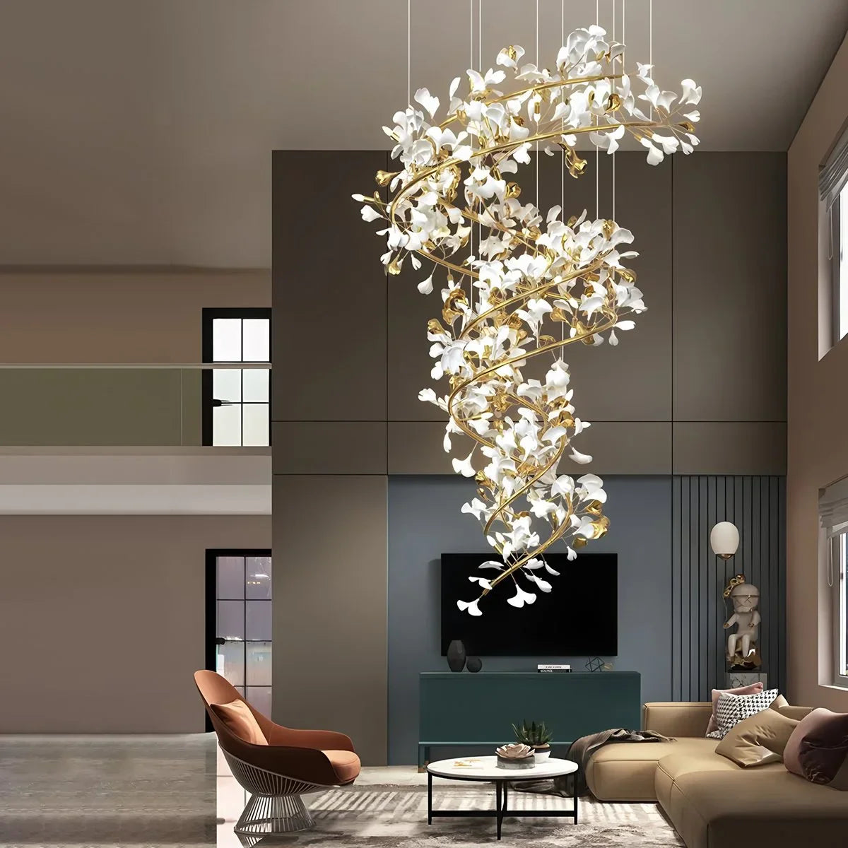 Gingko Chandelier light