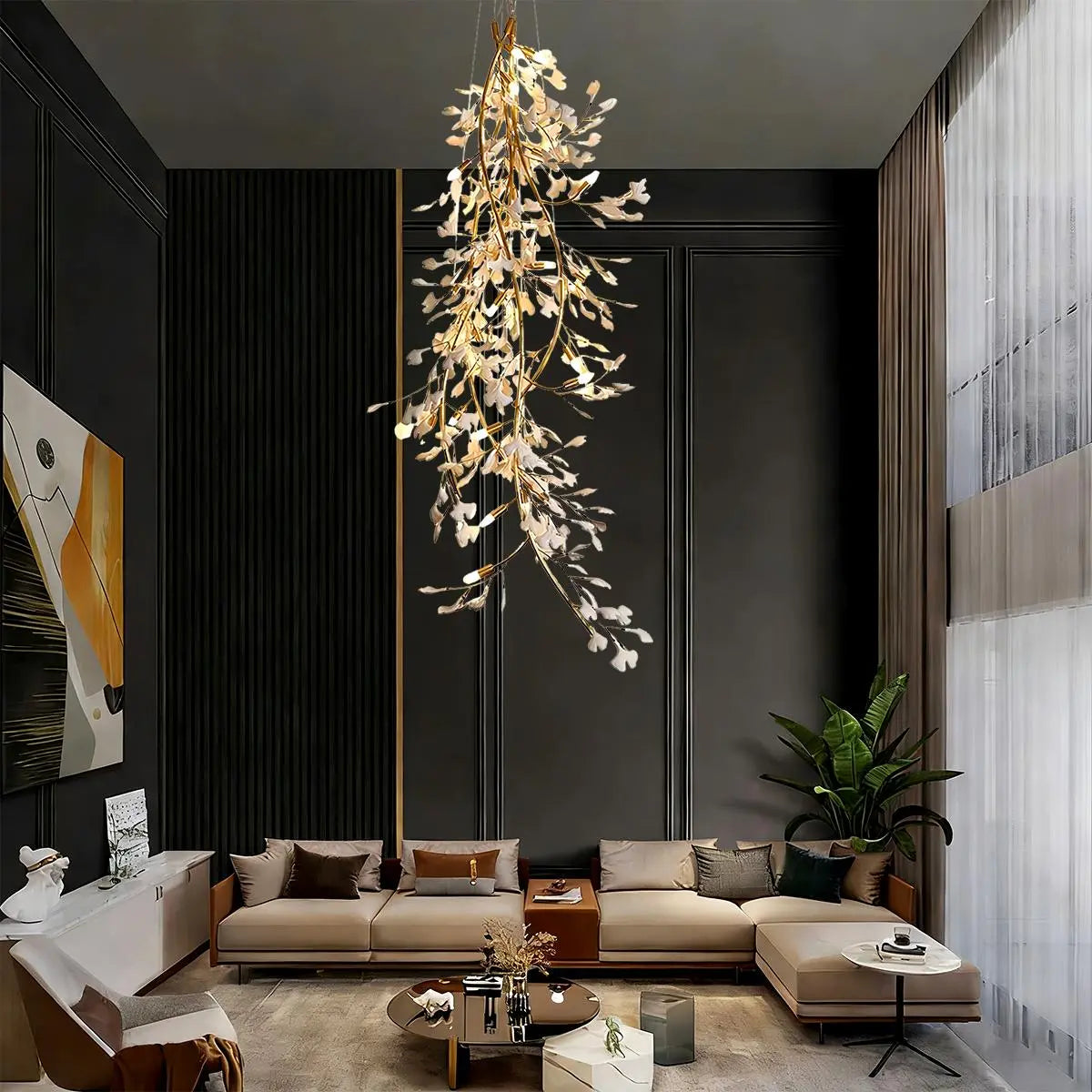 Gingko Chandelier
