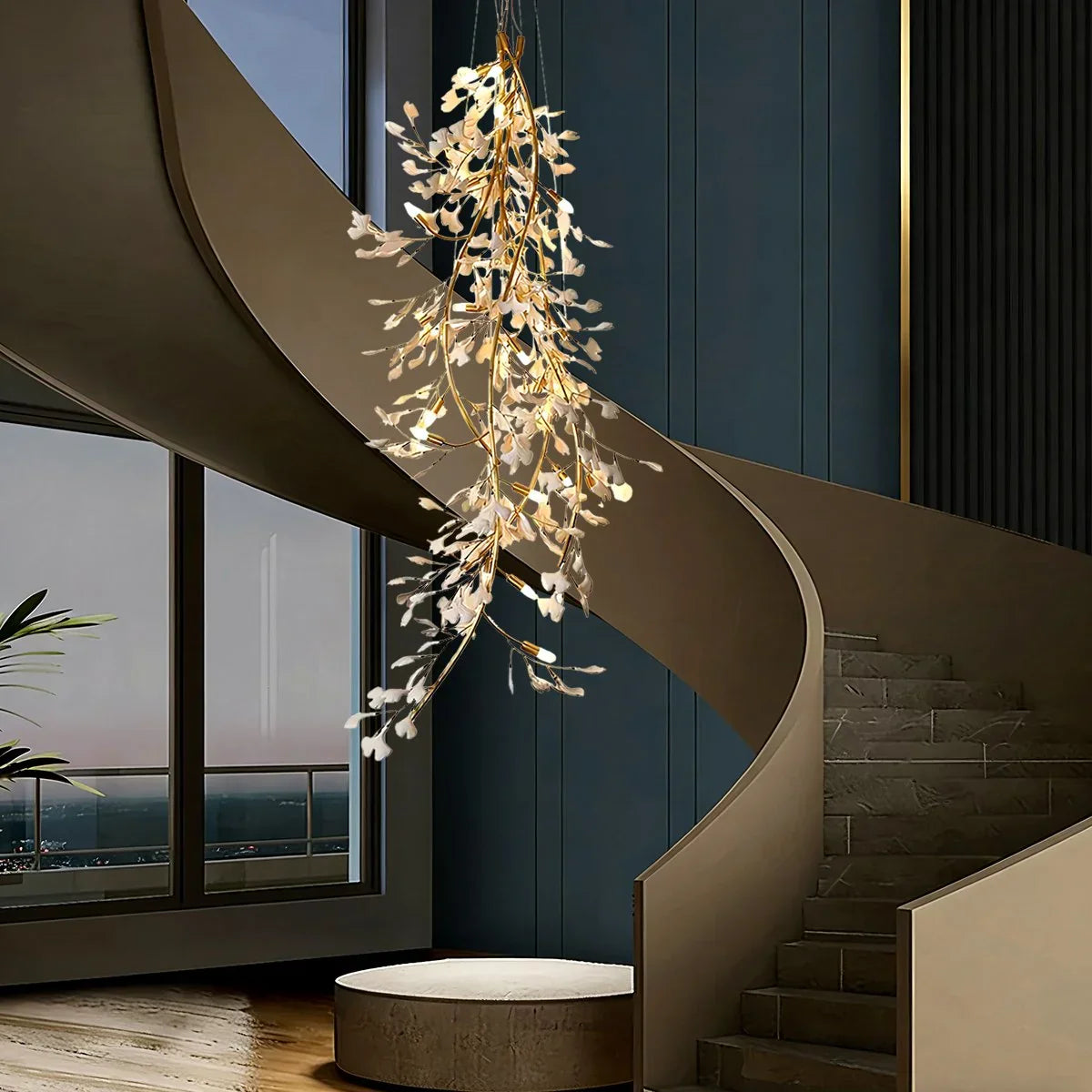 Gingko Chandelier