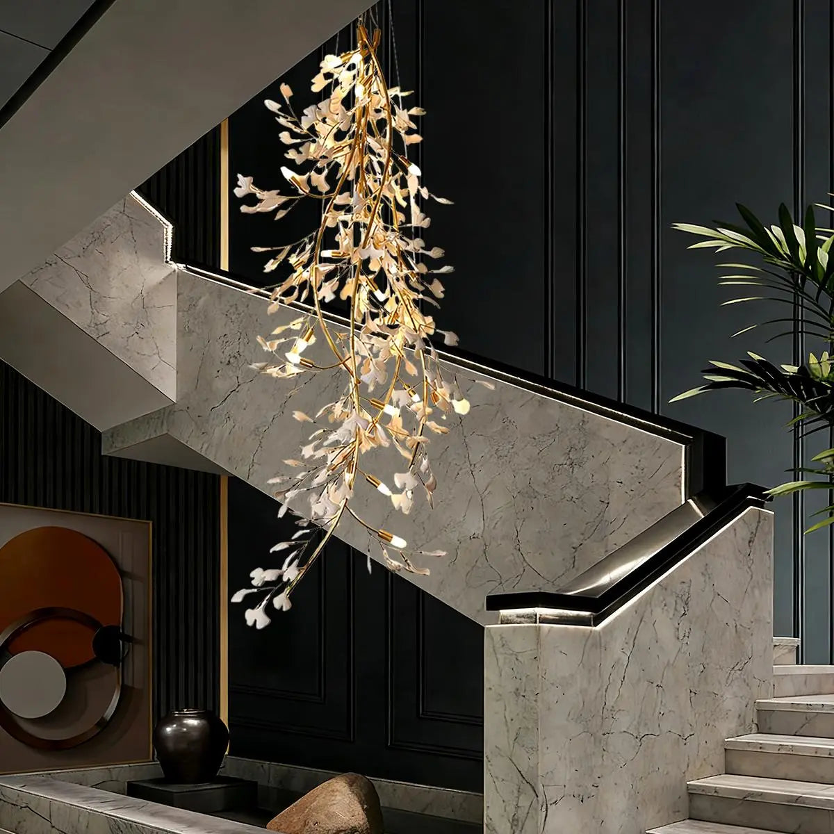 Gingko Chandelier