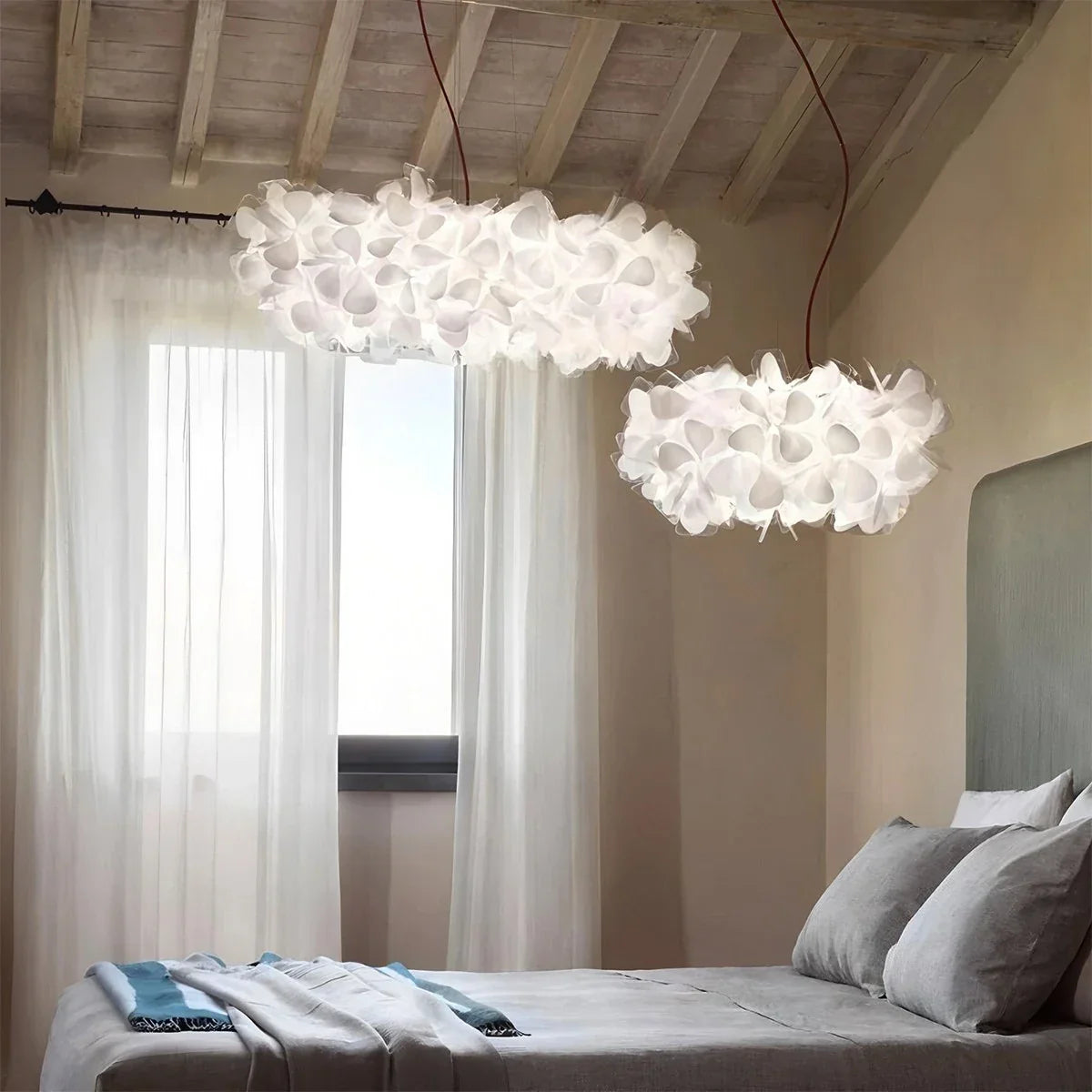 petal chandelier light for bedroom