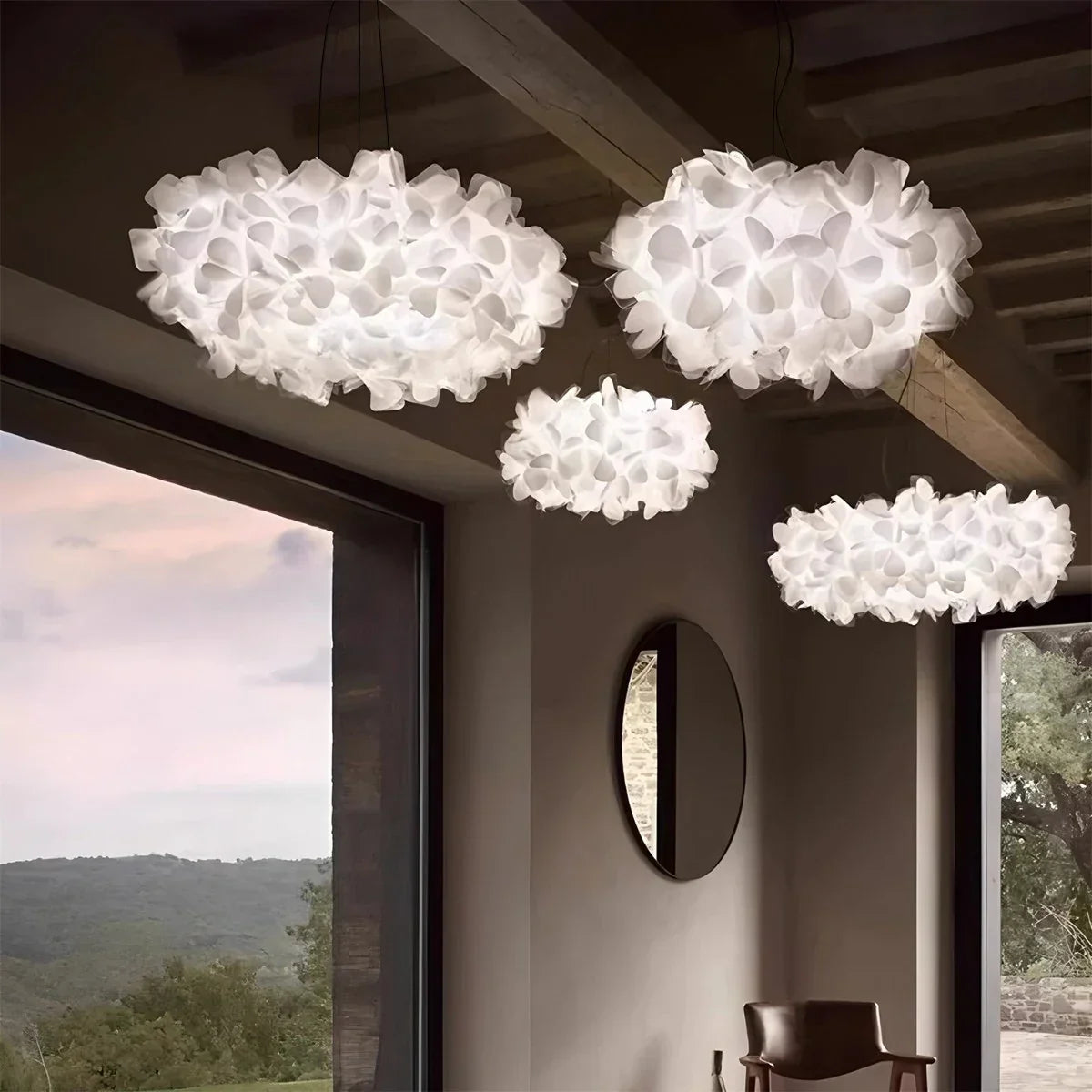 petal chandelier light for livingroom
