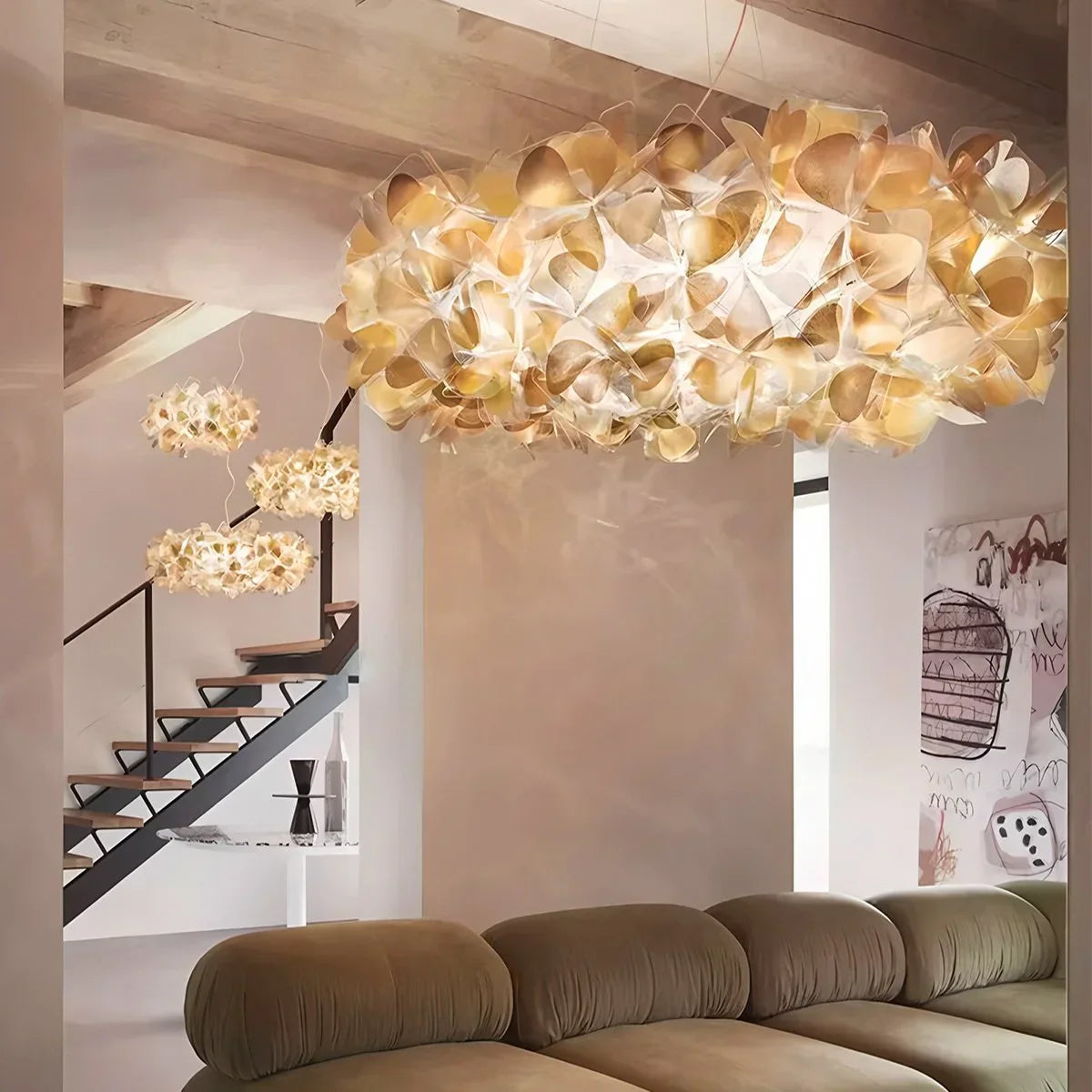 petal chandelier light for livingroom