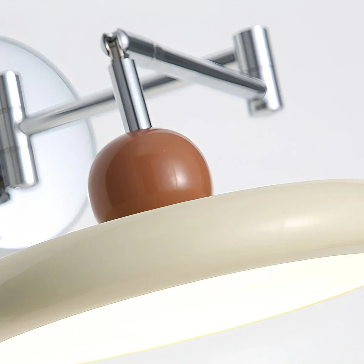 Adjustable Plug-in Wall Lamp with Swing Arm
