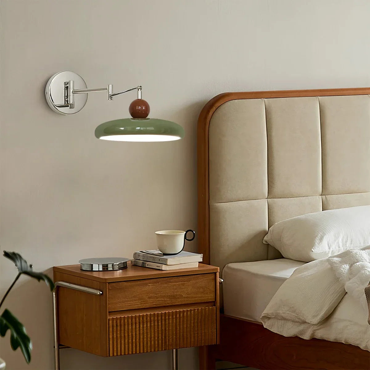 swing arm plug in wall lamp