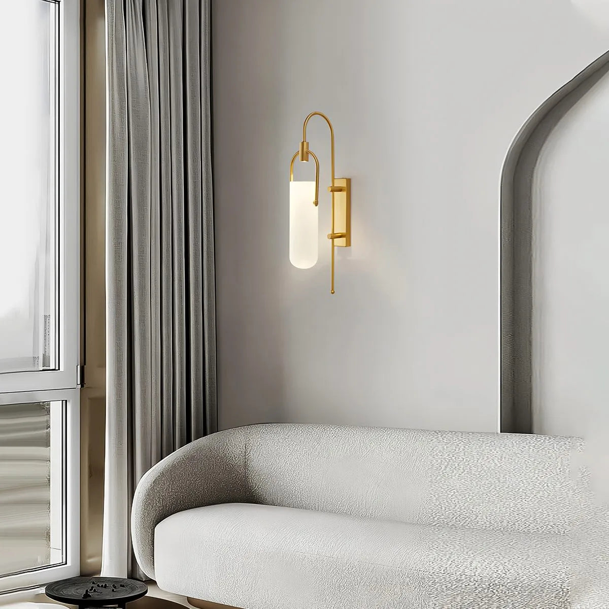 Arc Glass Wall Lamp