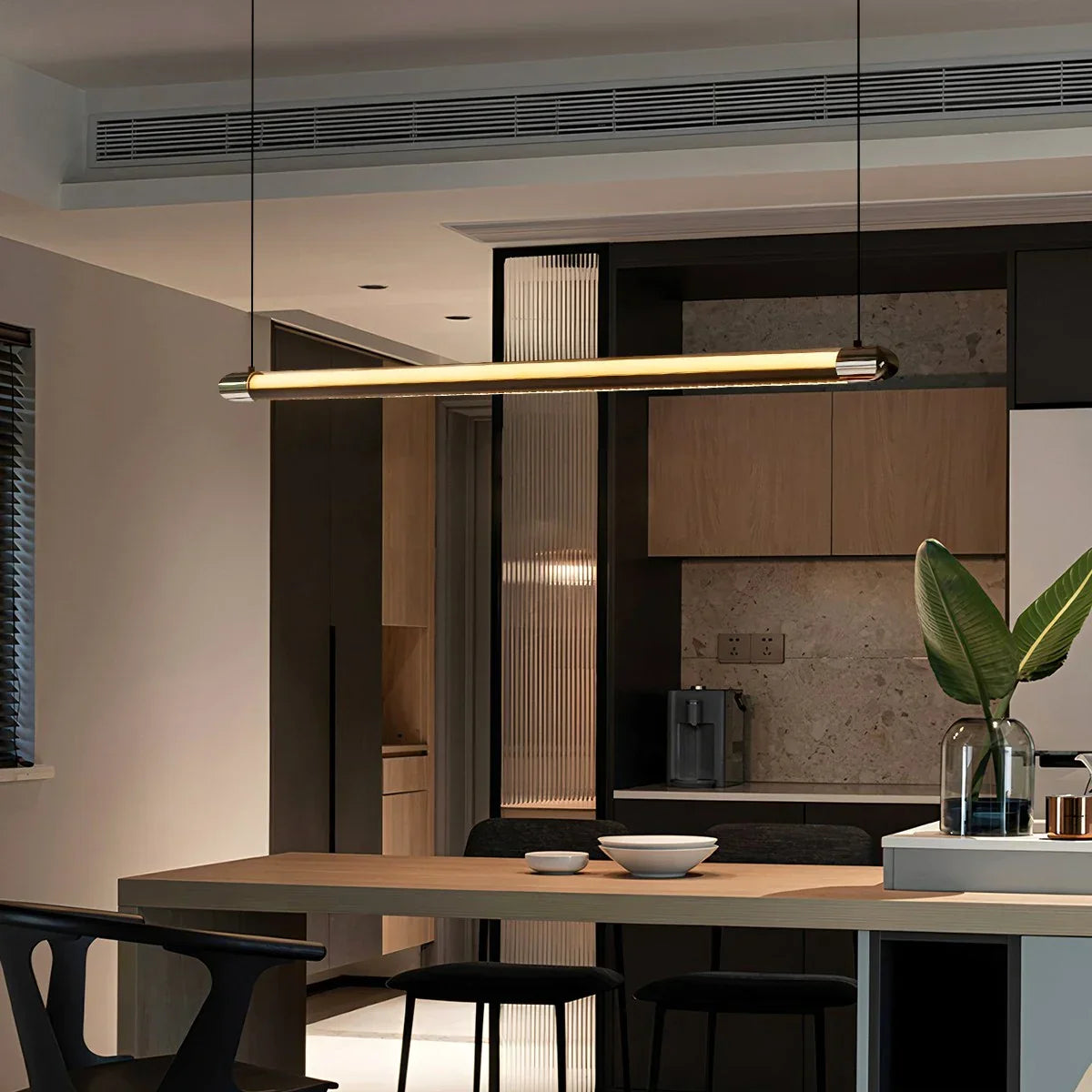 Linear Pendant Light，Metal Pendant Light