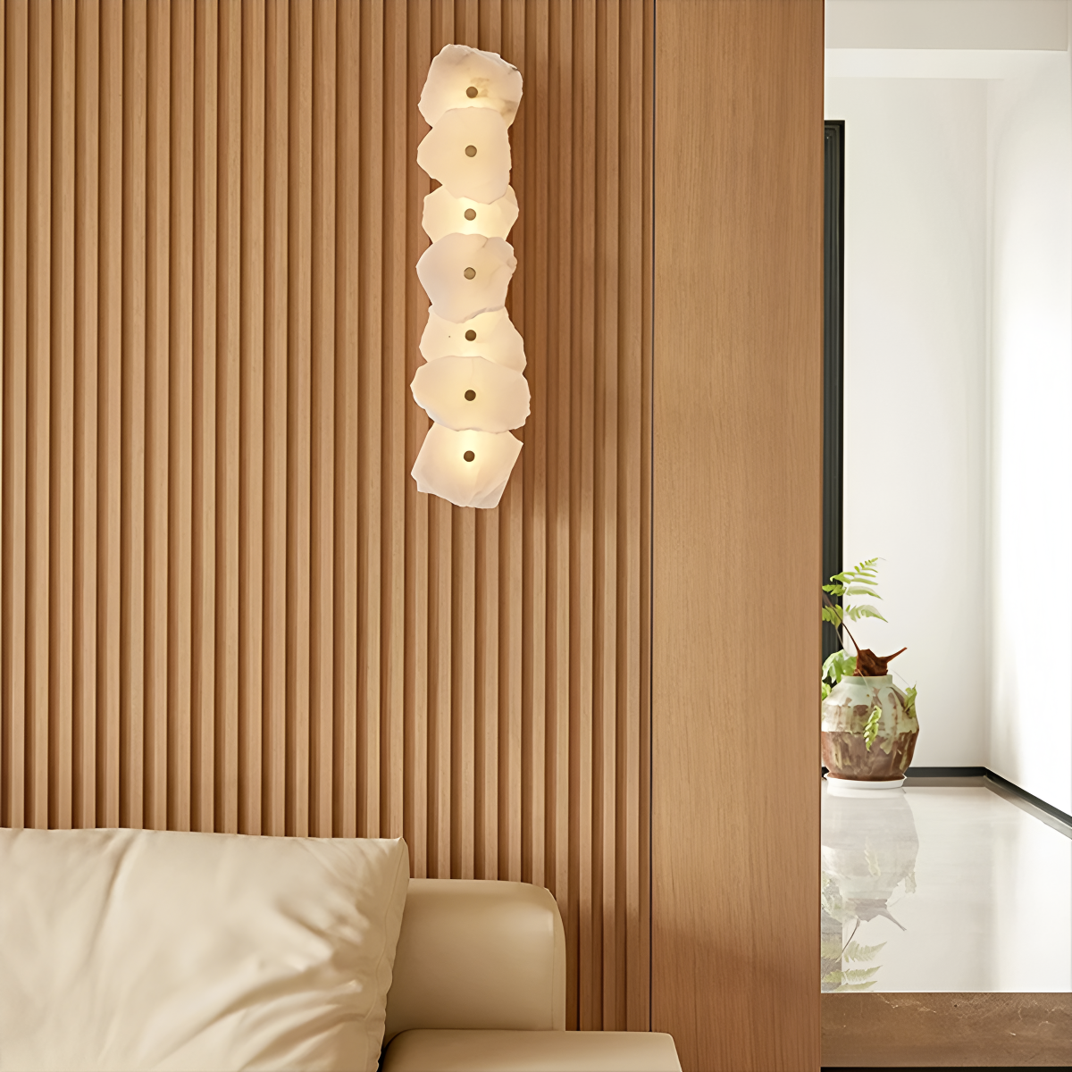 Modern Luxury Artistic Spanish Alabaster Wall Lamp