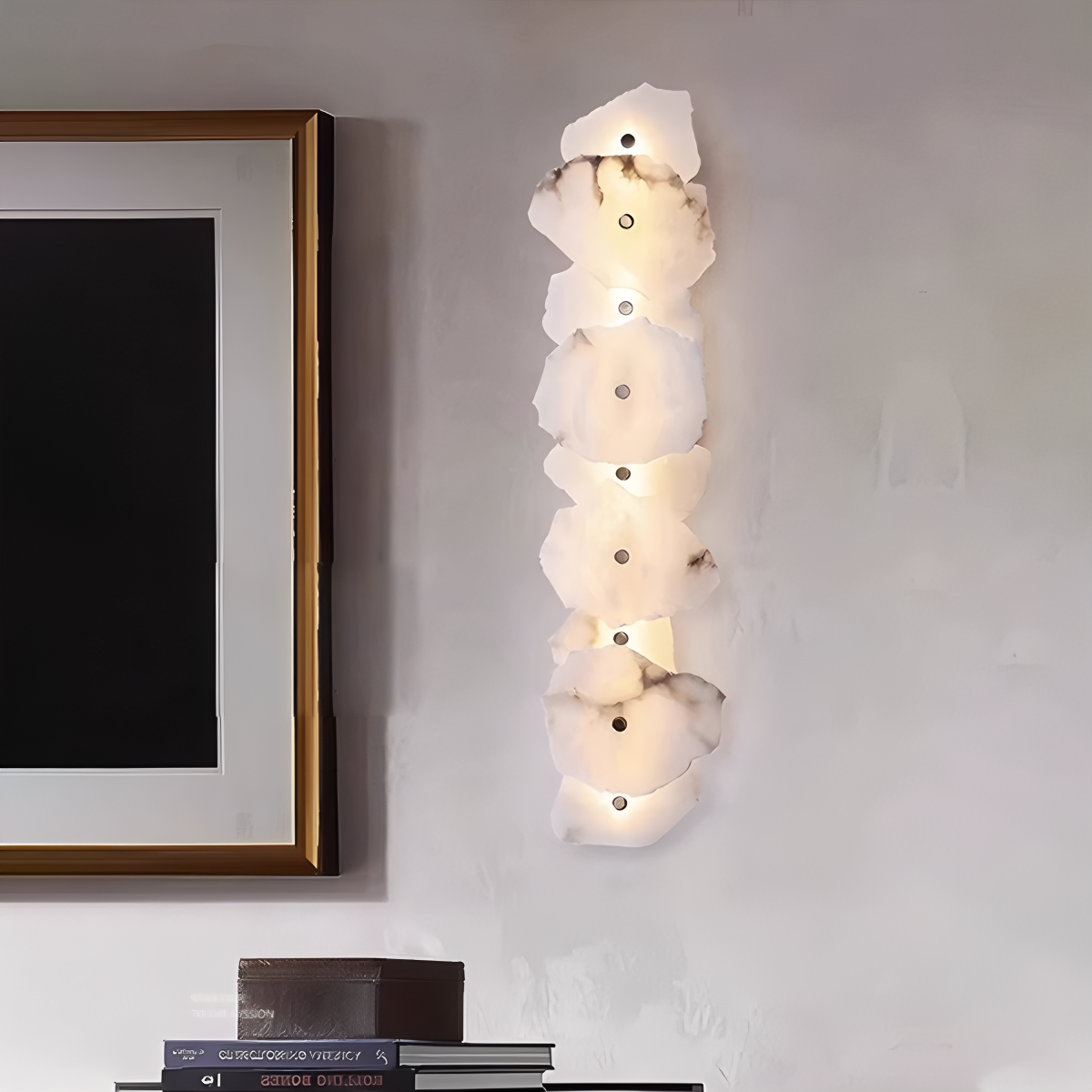 Modern Luxury Artistic Spanish Alabaster Wall Lamp