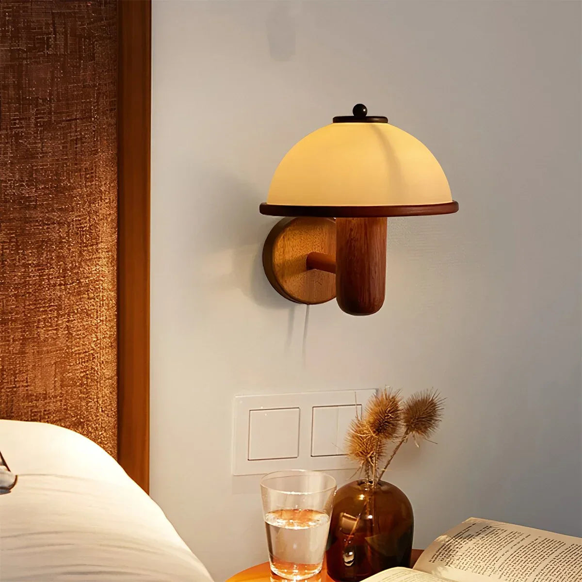 Wooden Wall Lamp