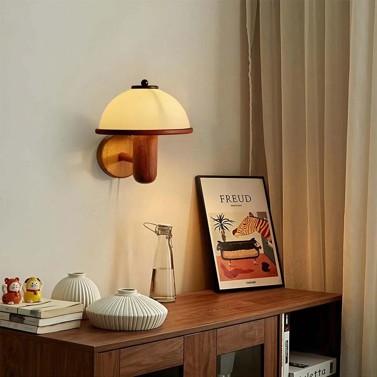 Wooden Wall Lamp for bedroom