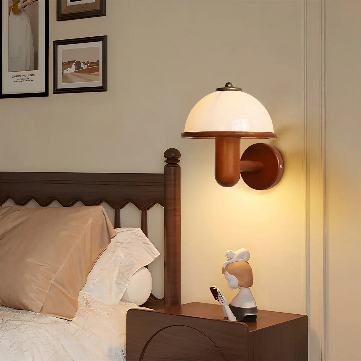 Wooden Wall Lamp