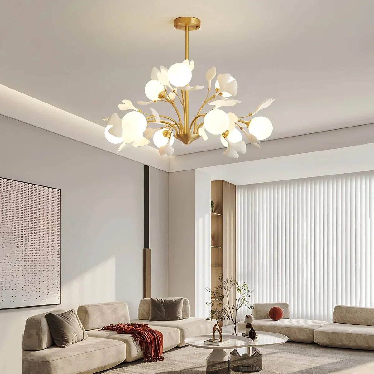 Gingko Chandelier for Living Room
