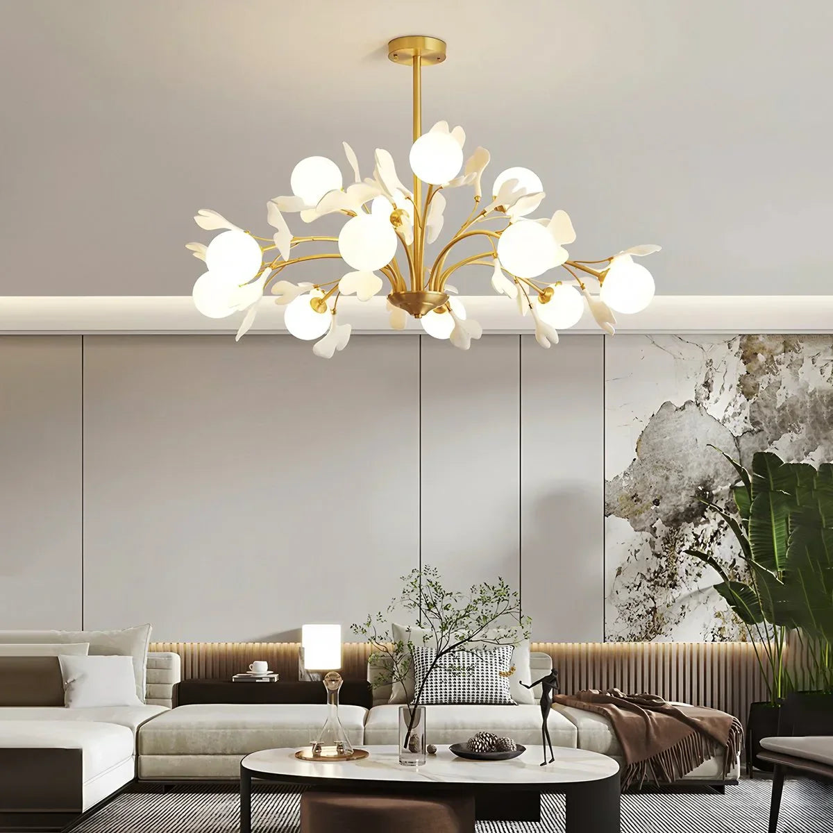 Gingko Chandelier for Living Room