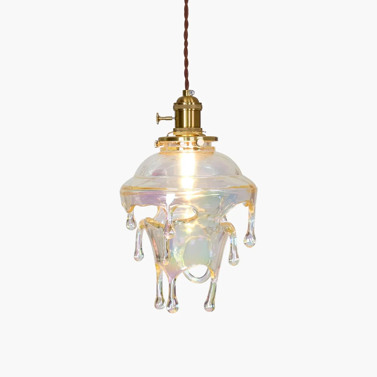 Water Droplets Resin Pendant Lamp for Bedside
