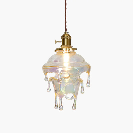 Water Droplets Resin Pendant Lamp for Bedside