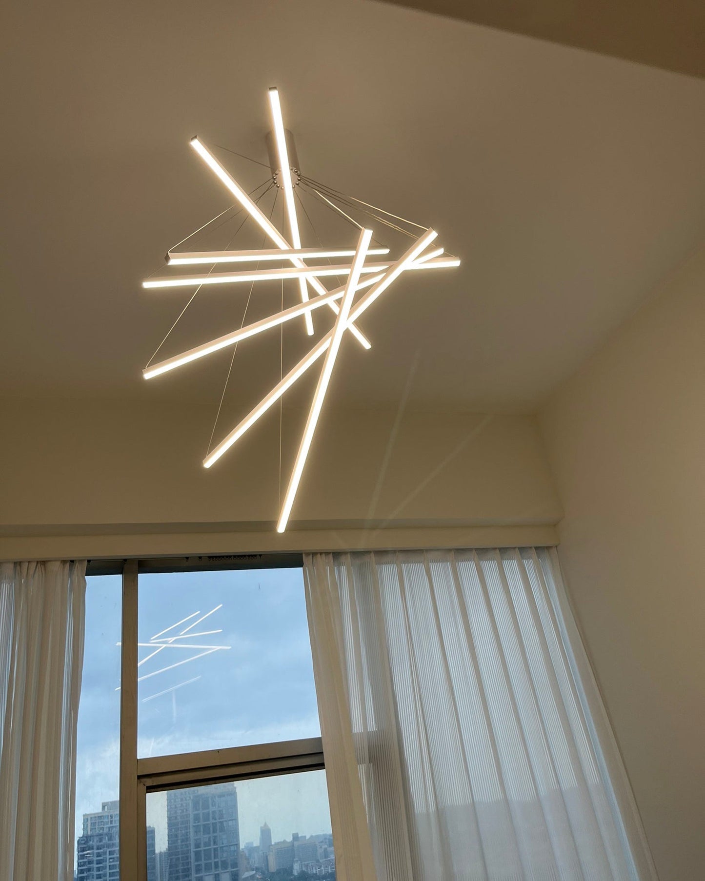 Olverai Multi Sticks LED Chandelier