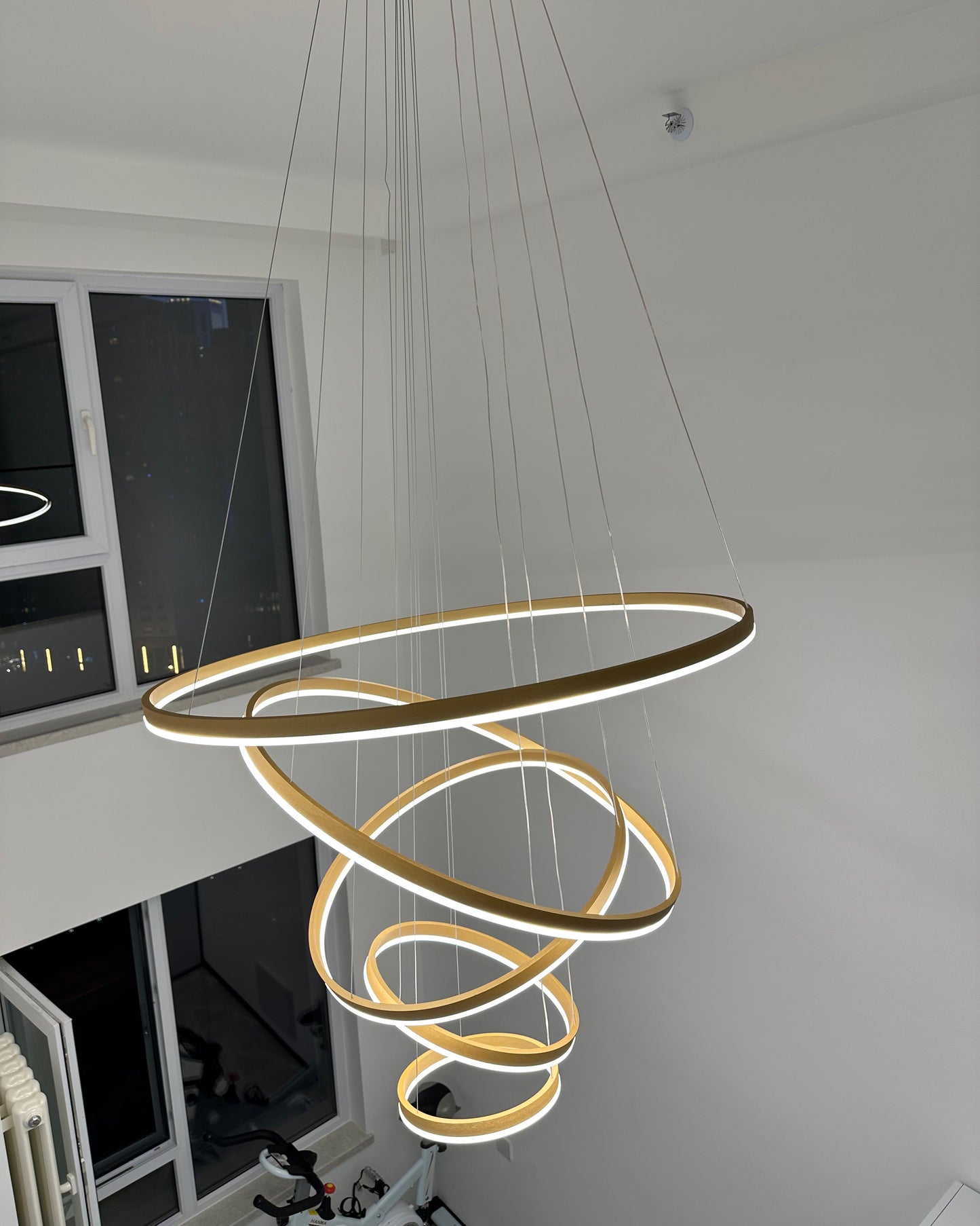 Olverai Tiered Ring LED Chandelier