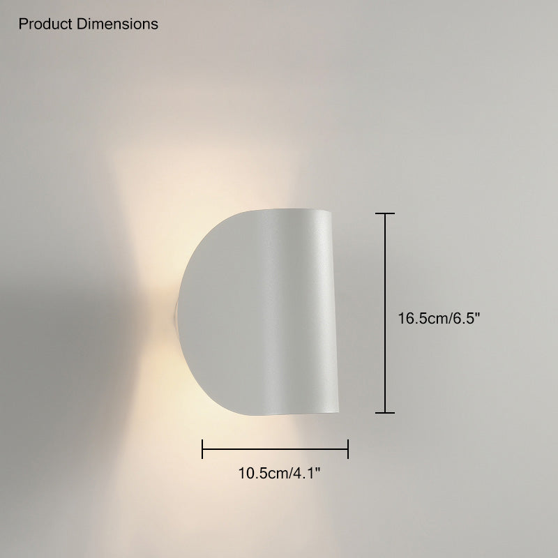 Olverai Adjustable Half Shade Wall Sconce