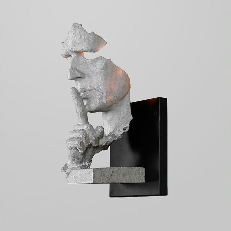 Olverai Silence Gesture Sculptural Wall Sconce