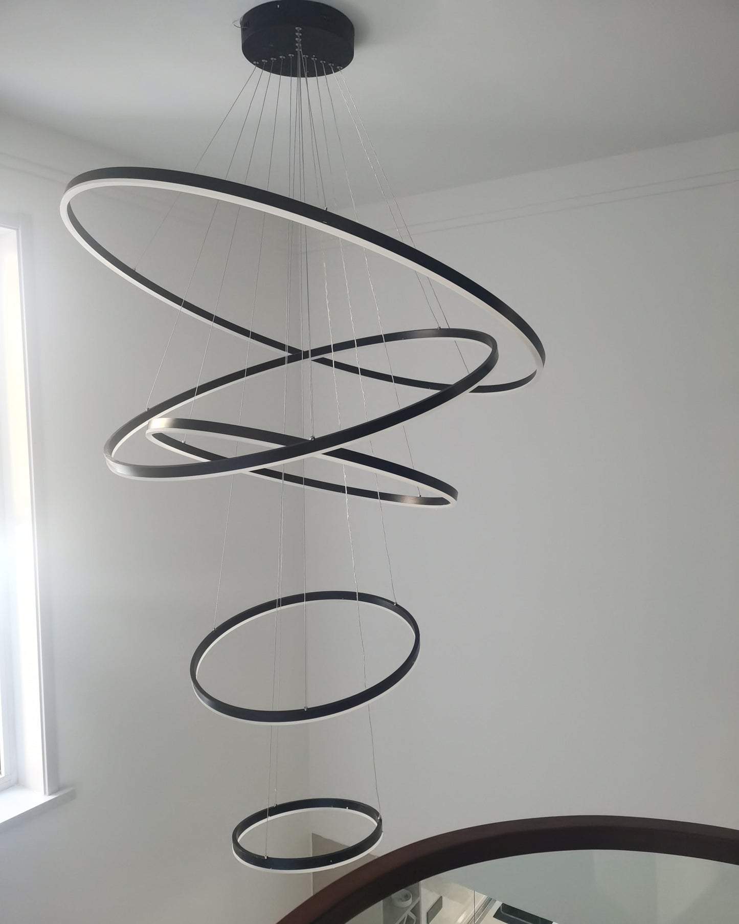 Olverai Tiered Ring LED Chandelier