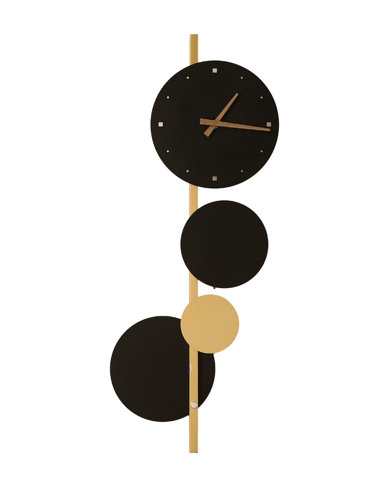 Olverai Sculptural Wall Clock with Led Light