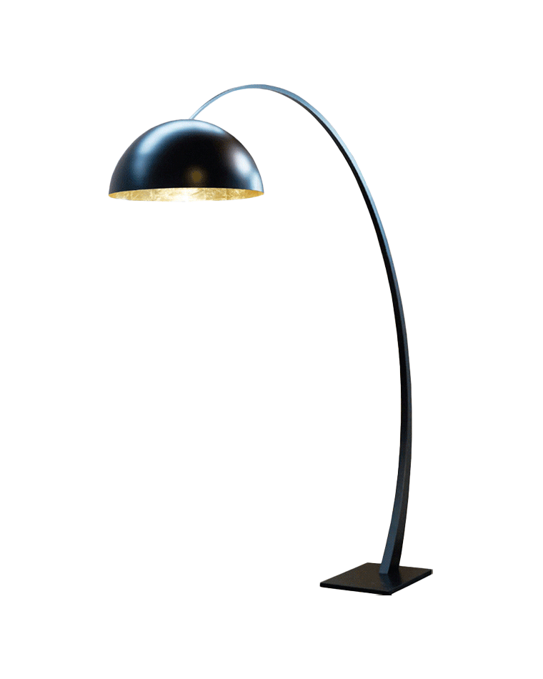 Olverai Dome Arc Floor Lamp over Couch