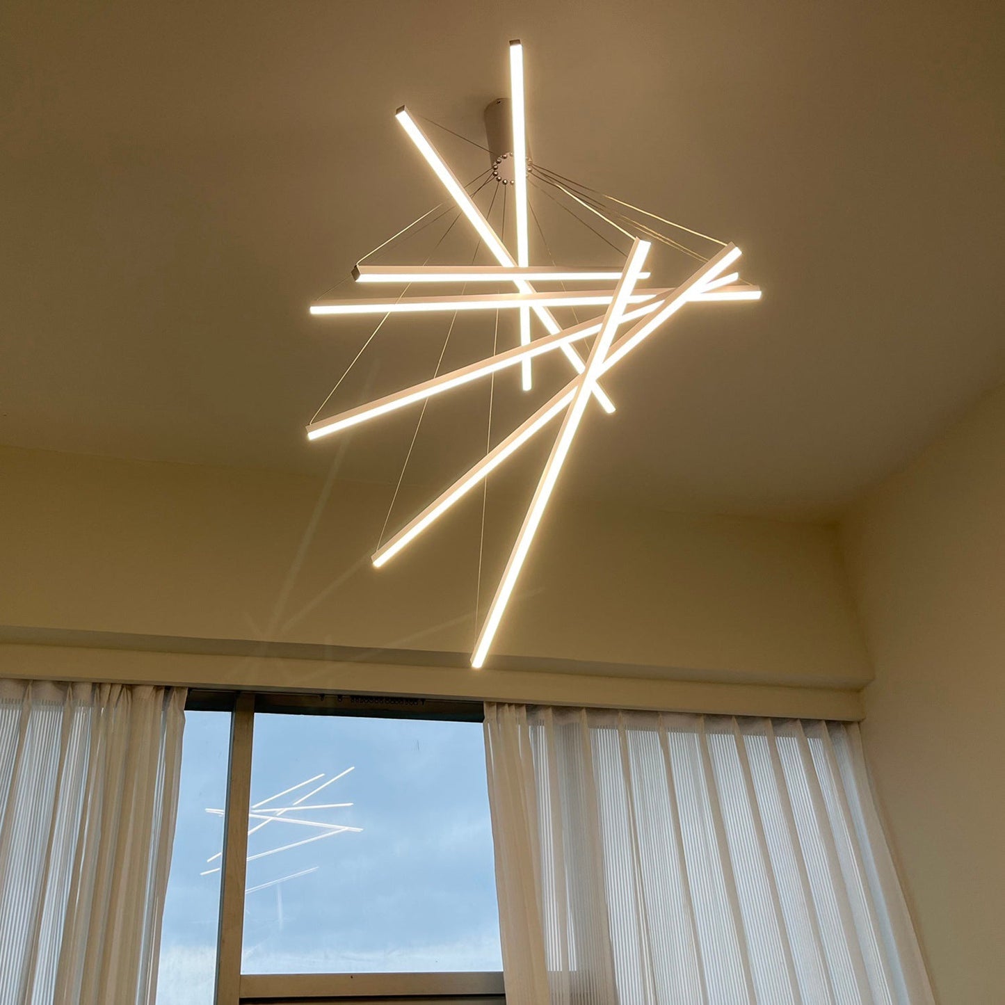 Olverai Multi Sticks LED Chandelier