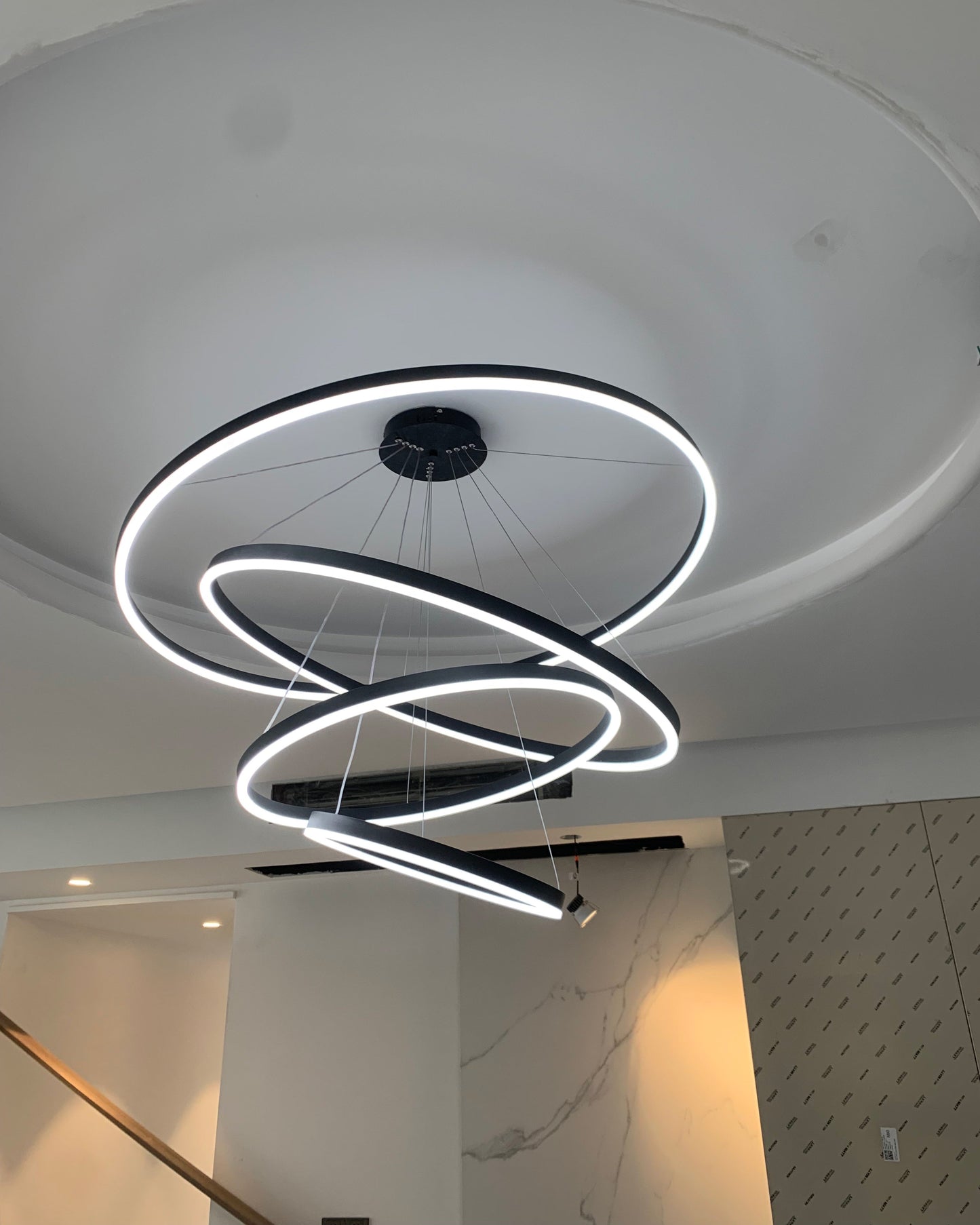 Olverai Tiered Ring LED Chandelier