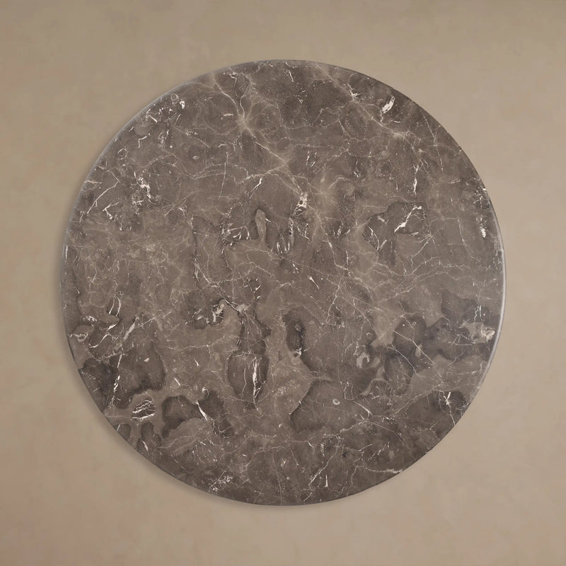 Olverai Velmora Sculptural Round Stone Dining Table