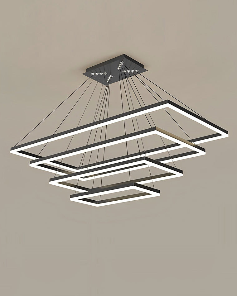 OlveraiTiered Rectangular LED Chandelier