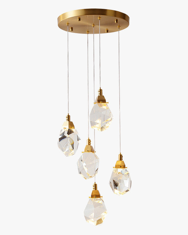 Olverai Rock Crystal Rain Chandelier