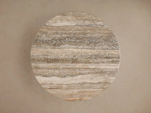 Olverai Varello Travertine Bistro Table